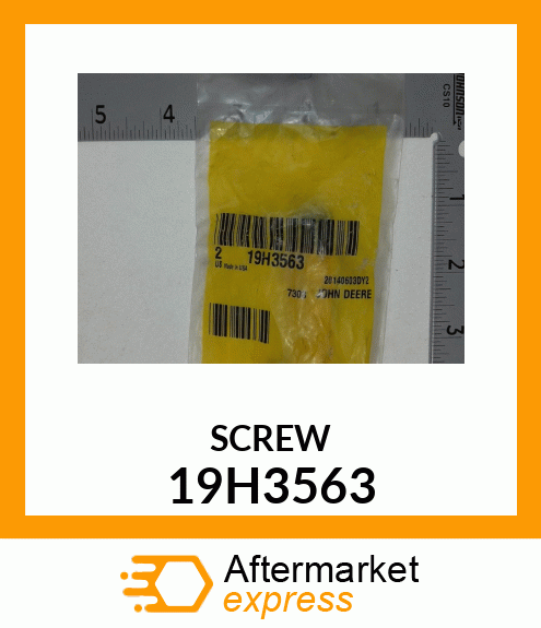 SCREW, HEX HEAD 19H3563