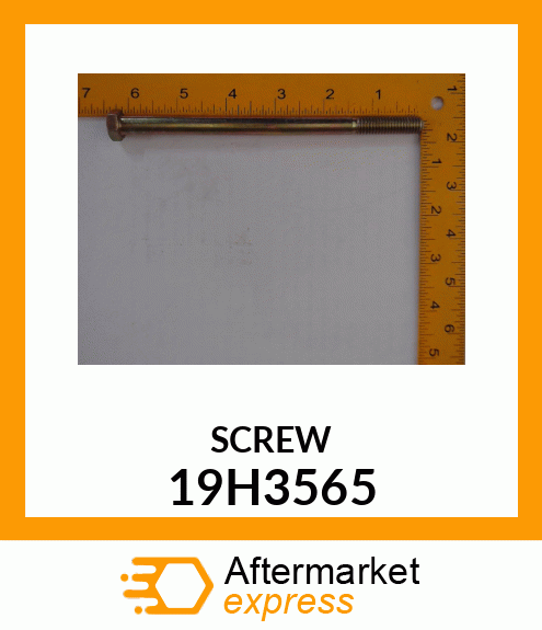 SCREW, HEX HEAD 19H3565