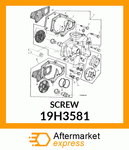 SCREW, HEX SOCKET HEAD 19H3581