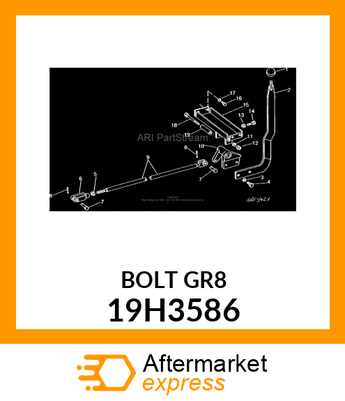 SCREW, HEX HEAD 19H3586