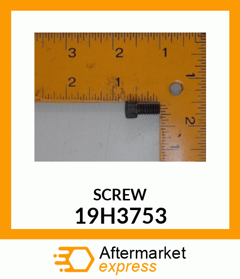 SCREW, HEX SOCKET HEAD 19H3753