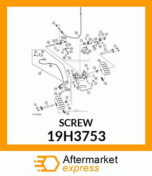 SCREW, HEX SOCKET HEAD 19H3753