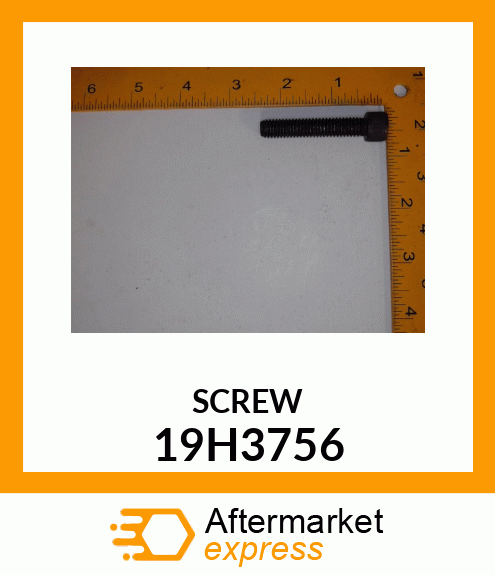 SCREW, HEX HEAD 19H3756