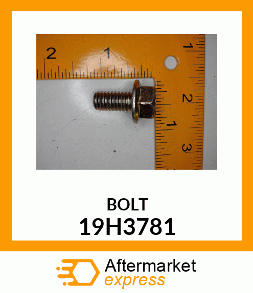 SCREW, HEX FLANGE HEAD 19H3781