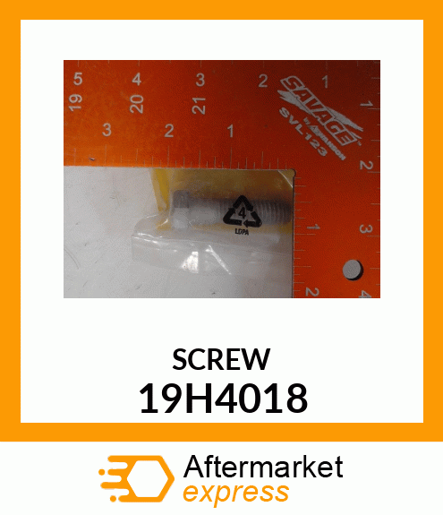 SCREW, HEX HEAD 19H4018