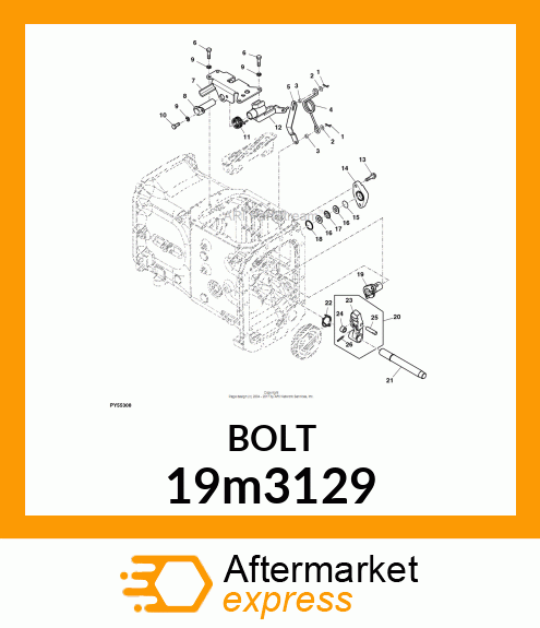 SCREW, HEX HEAD, METRIC 19m3129