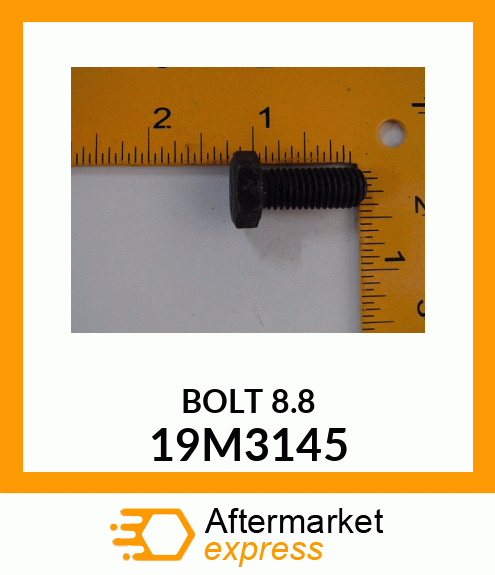 SCREW, HEX HEAD, METRIC 19M3145