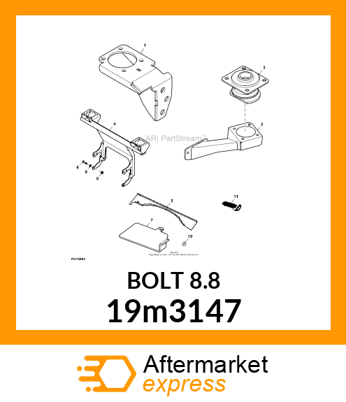 SCREW, HEX HEAD, METRIC 19m3147