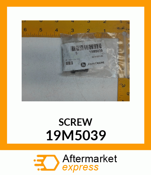 SCREW, HEX SOCKET HEAD, METRIC 19M5039