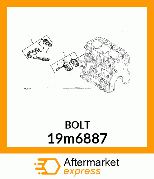 BOLT, BOLT 19m6887