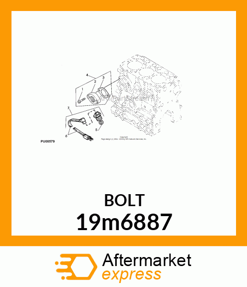 BOLT, BOLT 19m6887