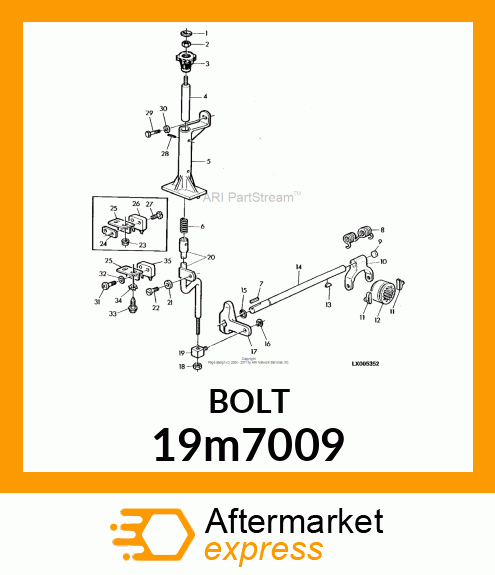 SCREW, HEX HEAD, METRIC 19m7009