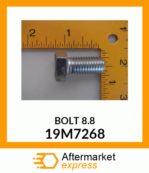 SCREW, HEX HEAD, METRIC 19M7268