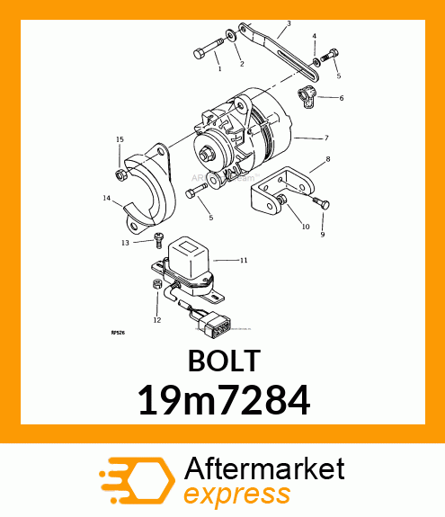 SCREW, HEX HEAD, METRIC 19m7284