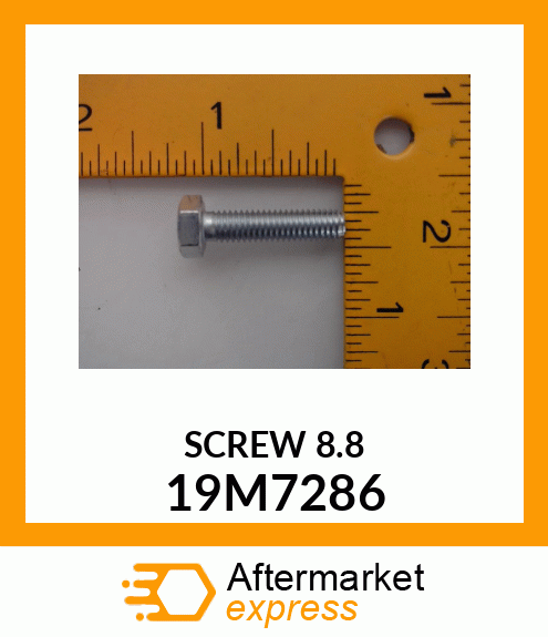 SCREW, HEX HEAD, METRIC 19M7286