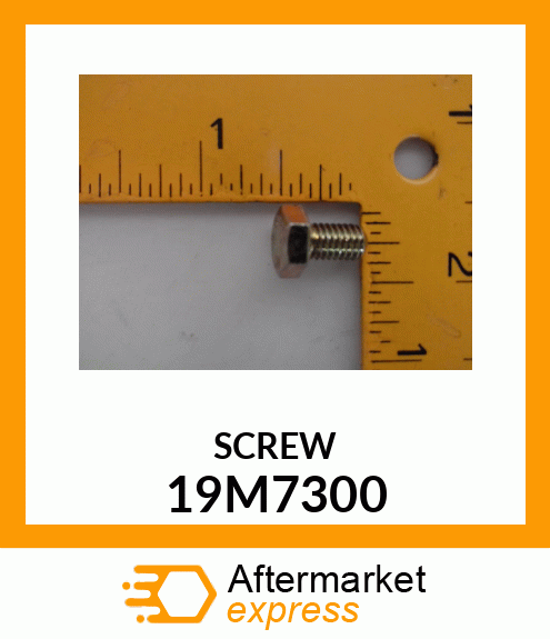 SCREW, HEX HEAD, METRIC 19M7300