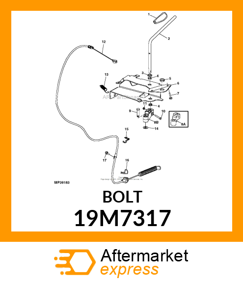 SCREW, HEX HEAD, METRIC 19M7317