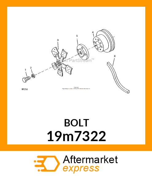 SCREW, HEX HEAD, METRIC 19m7322