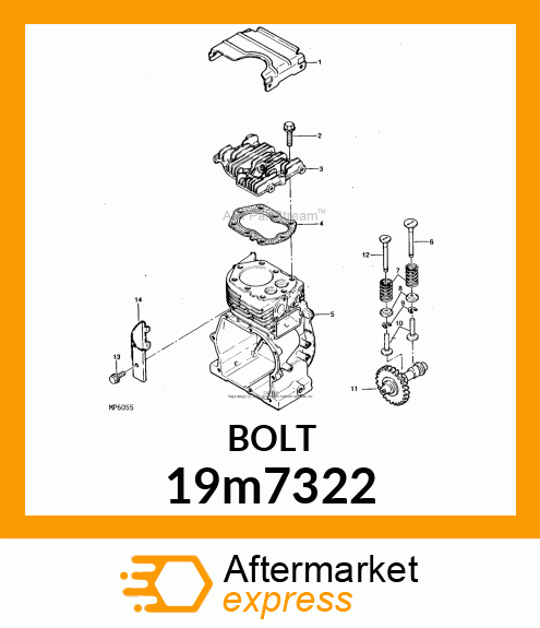 SCREW, HEX HEAD, METRIC 19m7322