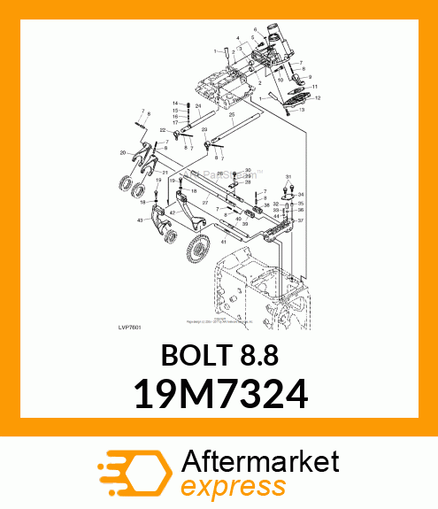 SCREW, HEX HEAD, METRIC 19M7324