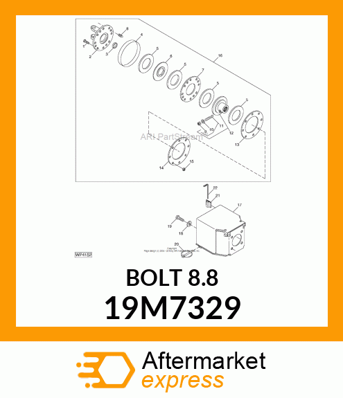 SCREW, HEX HEAD, METRIC 19M7329