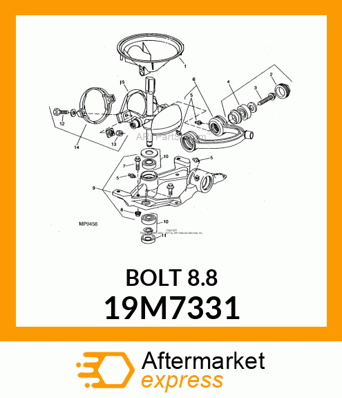 SCREW, HEX HEAD, METRIC 19M7331