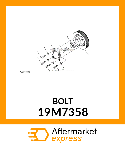 SCREW, HEX HEAD, METRIC 19M7358