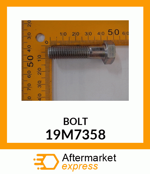 SCREW, HEX HEAD, METRIC 19M7358