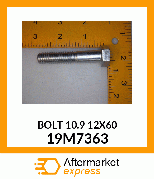 SCREW, HEX HEAD, METRIC 19M7363