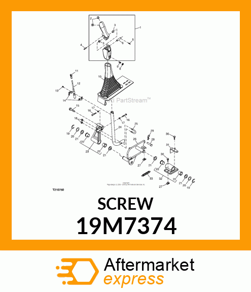 SCREW, HEX HEAD, METRIC 19M7374