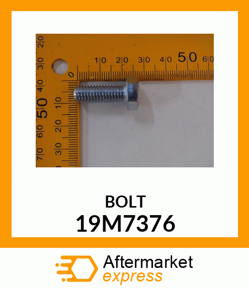 SCREW, HEX HEAD, METRIC 19M7376