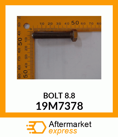 SCREW, HEX HEAD, METRIC 19M7378