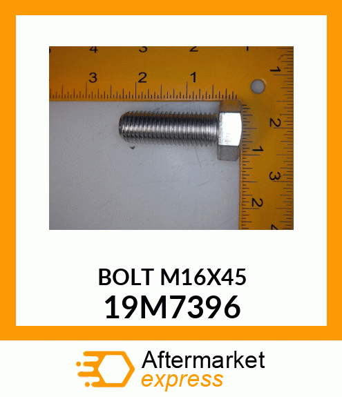 SCREW, HEX HEAD, METRIC 19M7396