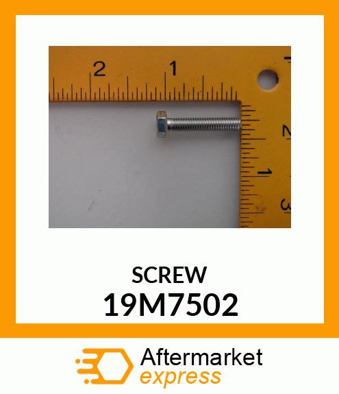 SCREW, HEX HEAD, METRIC 19M7502