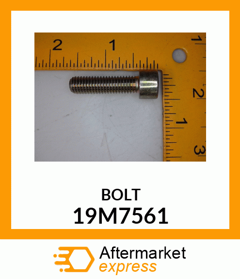 SCREW, HEX SOCKET HEAD, METRIC 19M7561