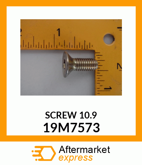 SCREW, HEX FLAT CTSK HEAD, METRIC 19M7573