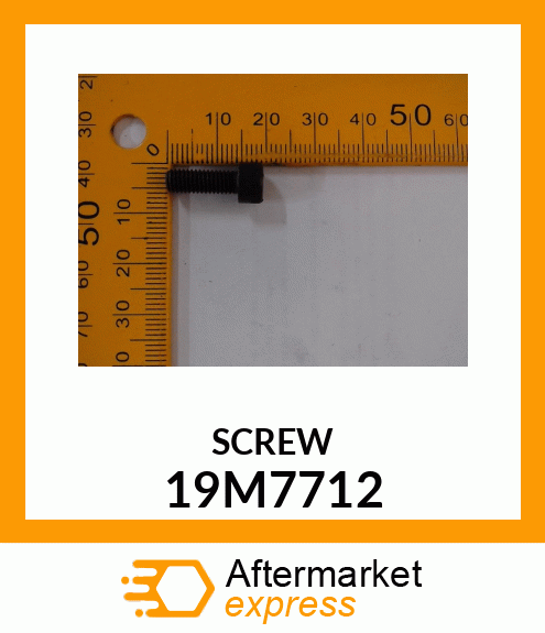 SCREW, HEX SOCKET HEAD, METRIC 19M7712