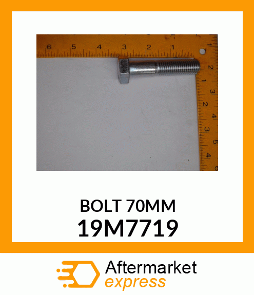 SCREW, HEX HEAD, METRIC 19M7719