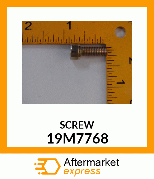 SCREW, HEX SOCKET HEAD, METRIC 19M7768