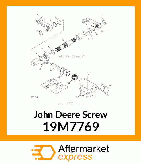 SCREW, HEX HEAD 19M7769