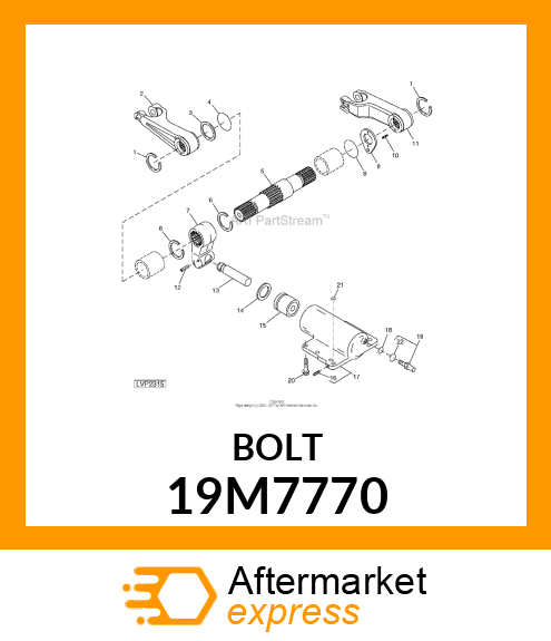 SCREW, HEX HEAD 19M7770