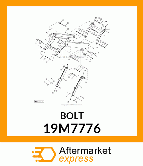 SCREW, FLANGED, METRIC 19M7776