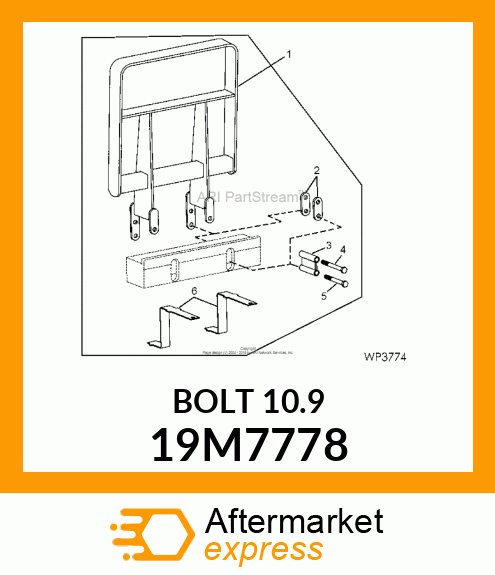 SCREW, HEX HEAD, METRIC 19M7778