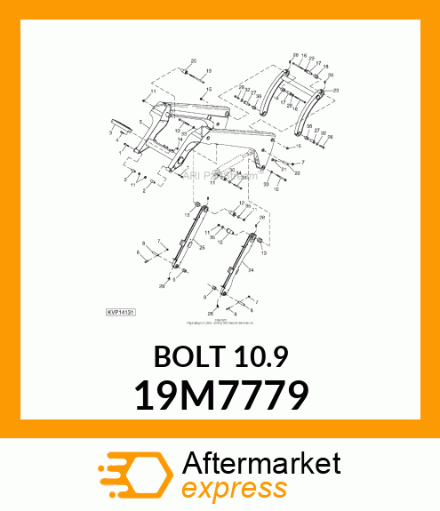 SCREW, HEX HEAD, METRIC 19M7779