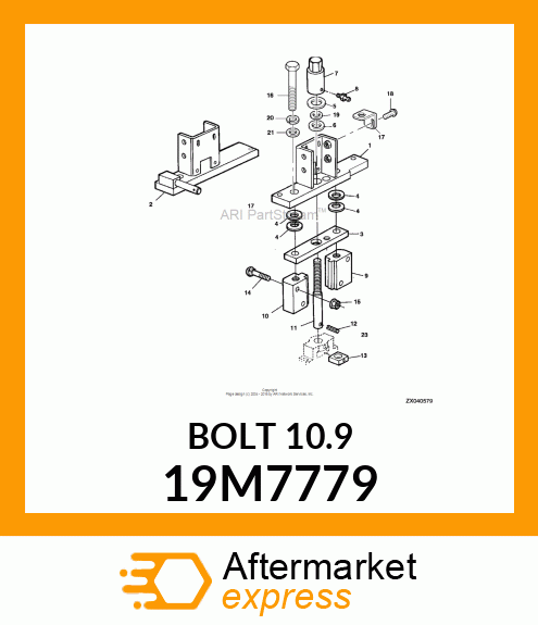 SCREW, HEX HEAD, METRIC 19M7779