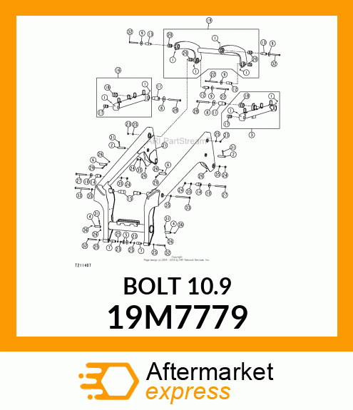 SCREW, HEX HEAD, METRIC 19M7779