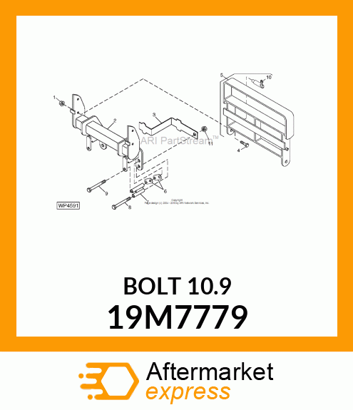 SCREW, HEX HEAD, METRIC 19M7779