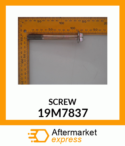 SCREW, FLANGED, METRIC 19M7837