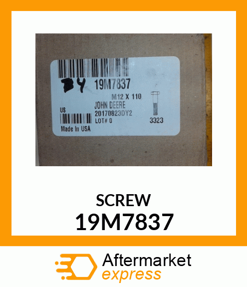 SCREW, FLANGED, METRIC 19M7837