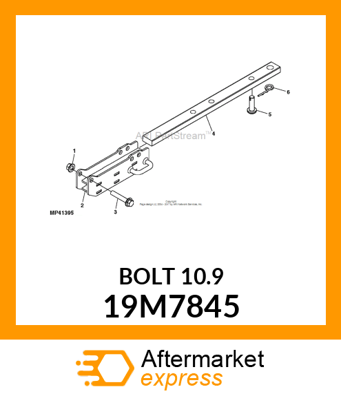 SCREW, FLANGED, METRIC 19M7845